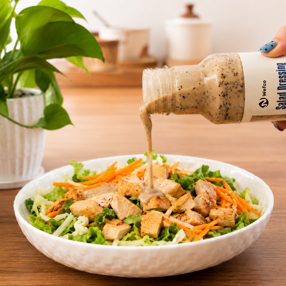 Roasted Sesame Sauce - Salad Dressing 298ml - Image 3