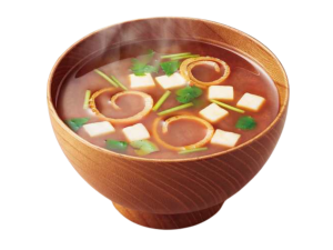 Alternative view of Low-sodium Miso soup (Mitsuba) 150gr